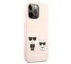Etui Karl Lagerfeld Silicone Karl & Choupette KLHCP13LSSKCI do iPhone 13 Pro/13