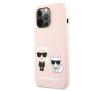 Etui Karl Lagerfeld Silicone Karl & Choupette KLHCP13LSSKCI do iPhone 13 Pro/13
