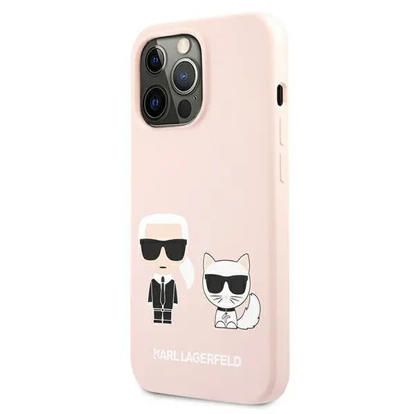 Etui Karl Lagerfeld Silicone Karl & Choupette KLHCP13LSSKCI do iPhone 13 Pro/13