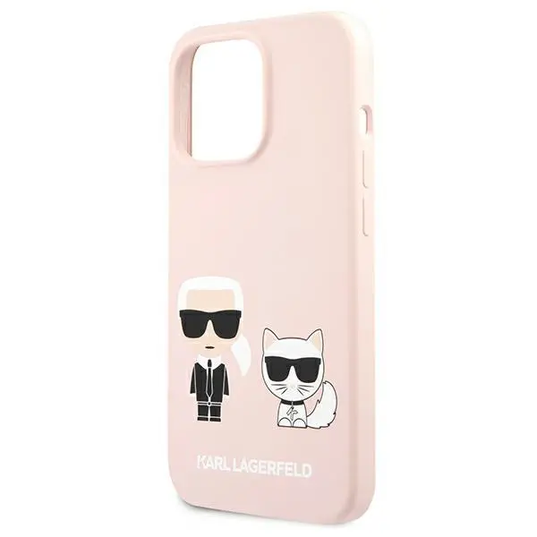 Etui Karl Lagerfeld Silicone Karl & Choupette KLHCP13LSSKCI do iPhone 13 Pro/13