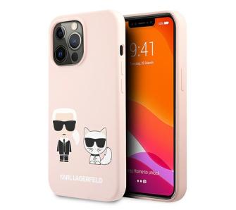 Etui Karl Lagerfeld Silicone Karl & Choupette KLHCP13LSSKCI do iPhone 13 Pro/13