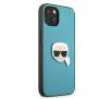 Etui Karl Lagerfeld Leather Ikonik Karl`s Head Metal KLHCP13SPKMB do iPhone 13 mini
