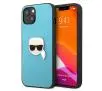 Etui Karl Lagerfeld Leather Ikonik Karl`s Head Metal KLHCP13SPKMB do iPhone 13 mini