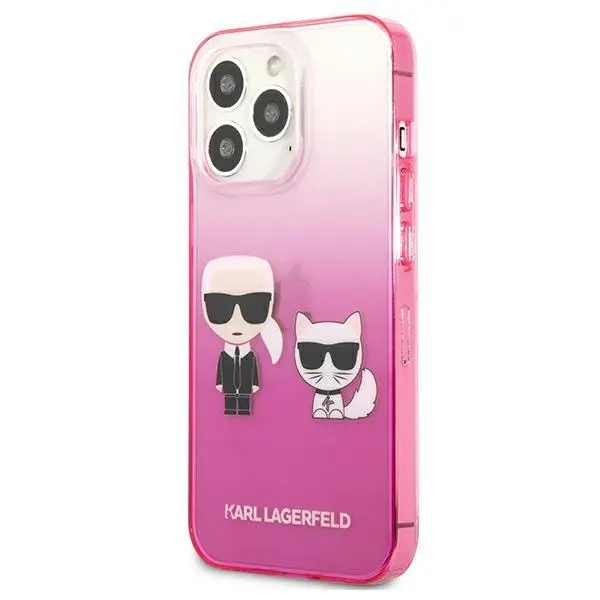Etui Karl Lagerfeld Gradient Ikonik Karl & Choupette KLHCP13LTGKCP do iPhone 13 Pro /13