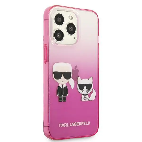 Etui Karl Lagerfeld Gradient Ikonik Karl & Choupette KLHCP13LTGKCP do iPhone 13 Pro /13