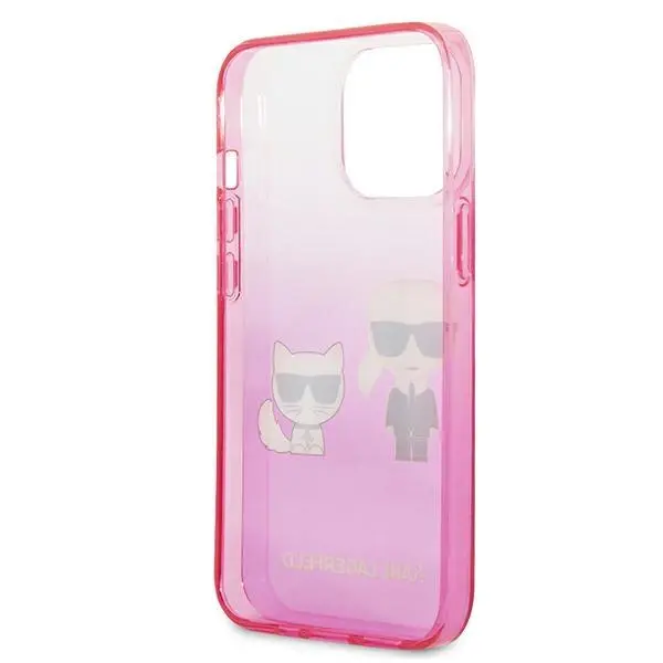 Etui Karl Lagerfeld Gradient Ikonik Karl & Choupette KLHCP13LTGKCP do iPhone 13 Pro /13