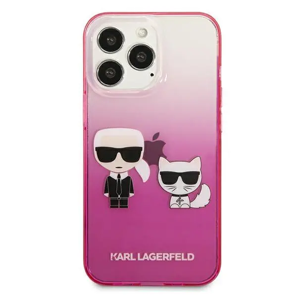 Etui Karl Lagerfeld Gradient Ikonik Karl & Choupette KLHCP13LTGKCP do iPhone 13 Pro /13