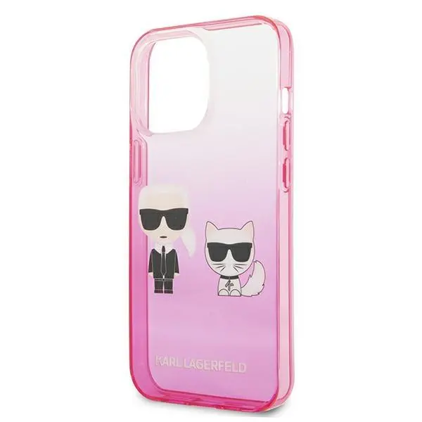 Etui Karl Lagerfeld Gradient Ikonik Karl & Choupette KLHCP13LTGKCP do iPhone 13 Pro /13