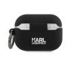 Etui na słuchawki Karl Lagerfeld KLACAPSILRSGBK Silicone RSG AirPods Pro Cover (czarny)