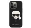 Etui Karl Lagerfeld Saffiano Ikonik Karl`s Head KLHCP13LSAKHBK do iPhone 13 Pro / 13