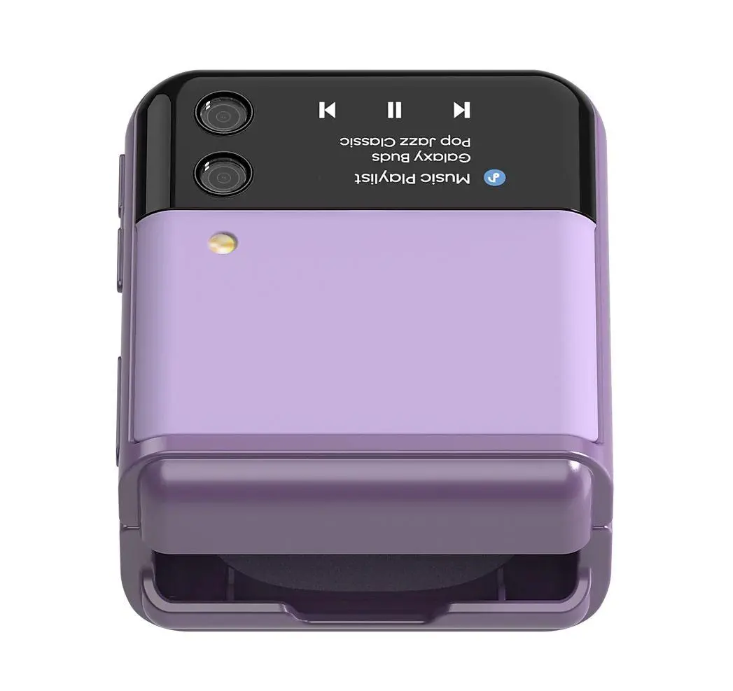 Etui na słuchawki Samsung GP-FPR177AMAEW Anymode Galaxy Buds Z Flip 3 Cover do Galaxy Buds 2 Fioletowy