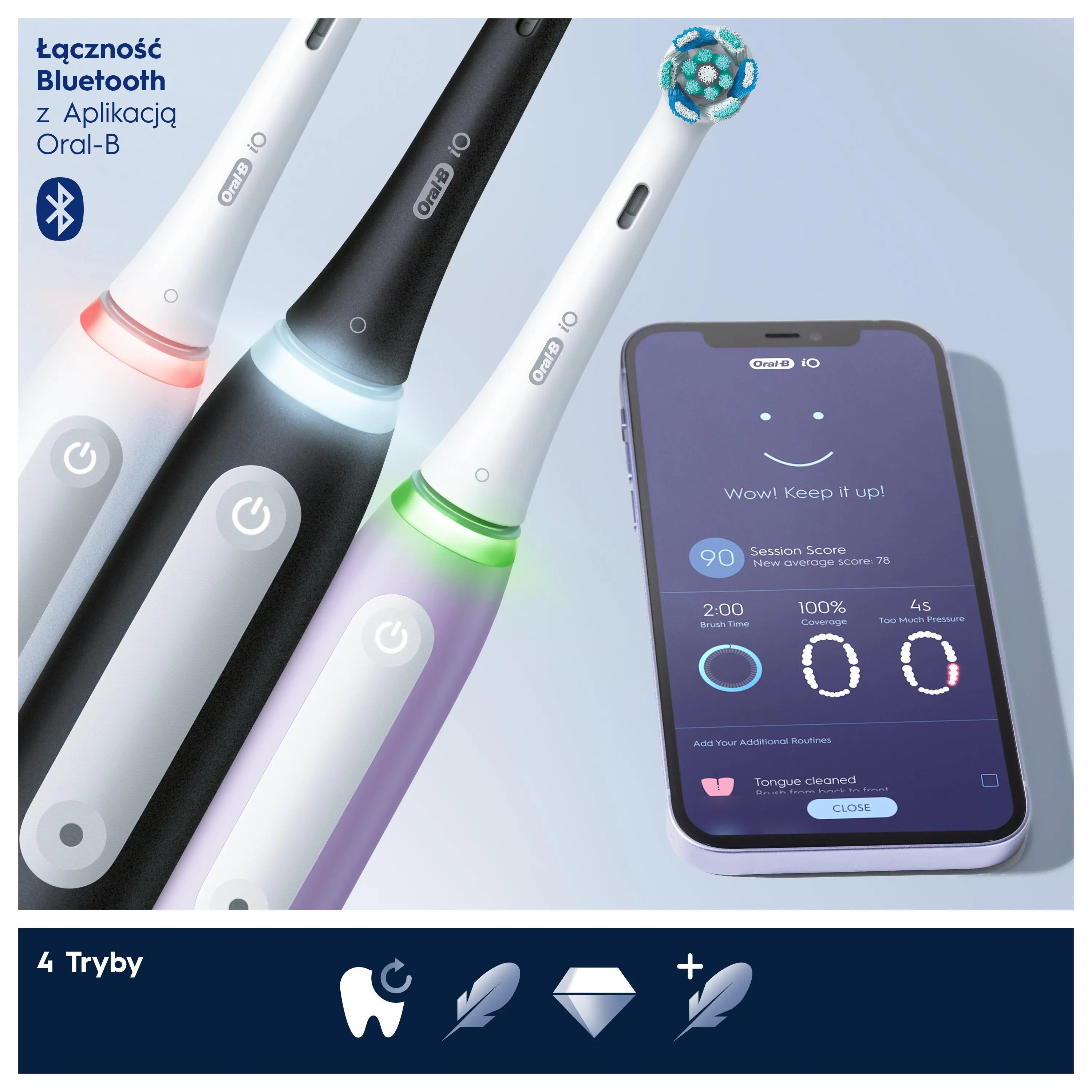 Szczoteczka magnetyczna Oral-B iO Series 4 Lavender