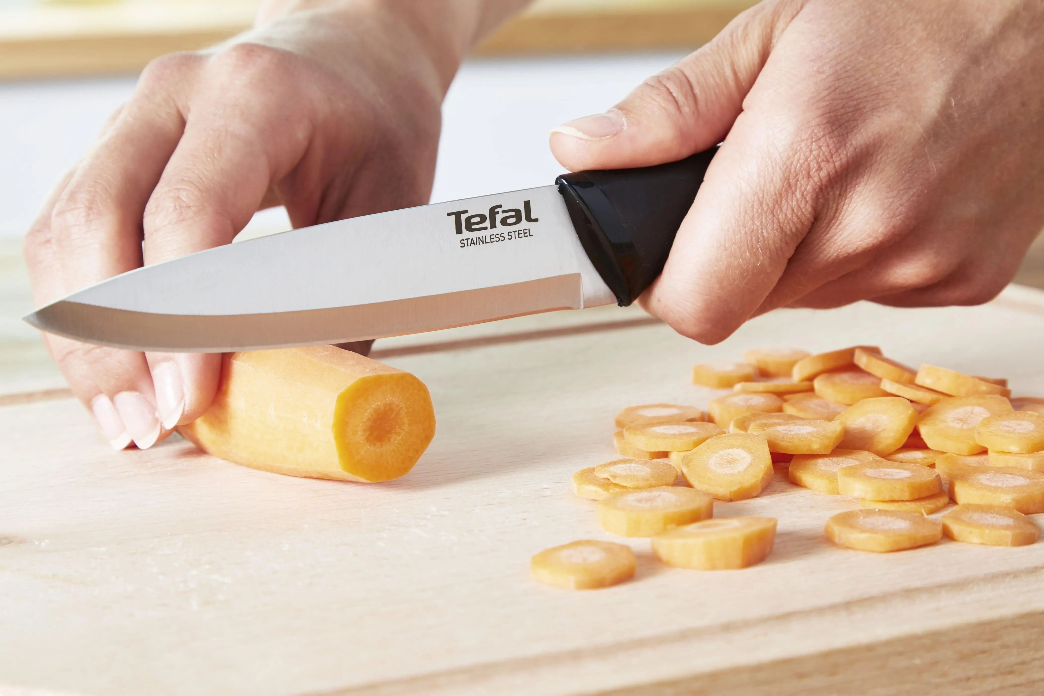Zestaw noży Tefal Essential K2219455 3 elementy