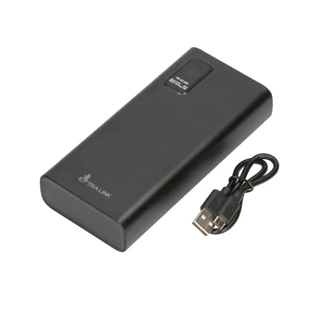 Powerbank Extralink EPB-068B 20000mAh Fast Charging USB-C 22,5W Czarny