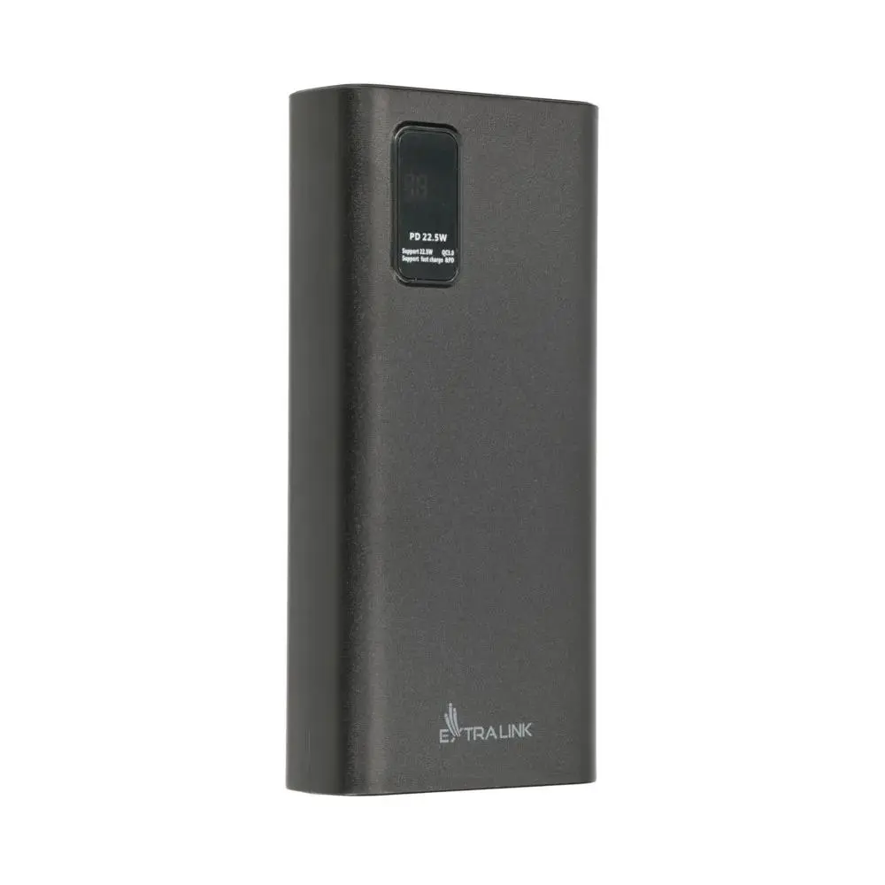 Powerbank Extralink EPB-068B 20000mAh Fast Charging USB-C 22,5W Czarny