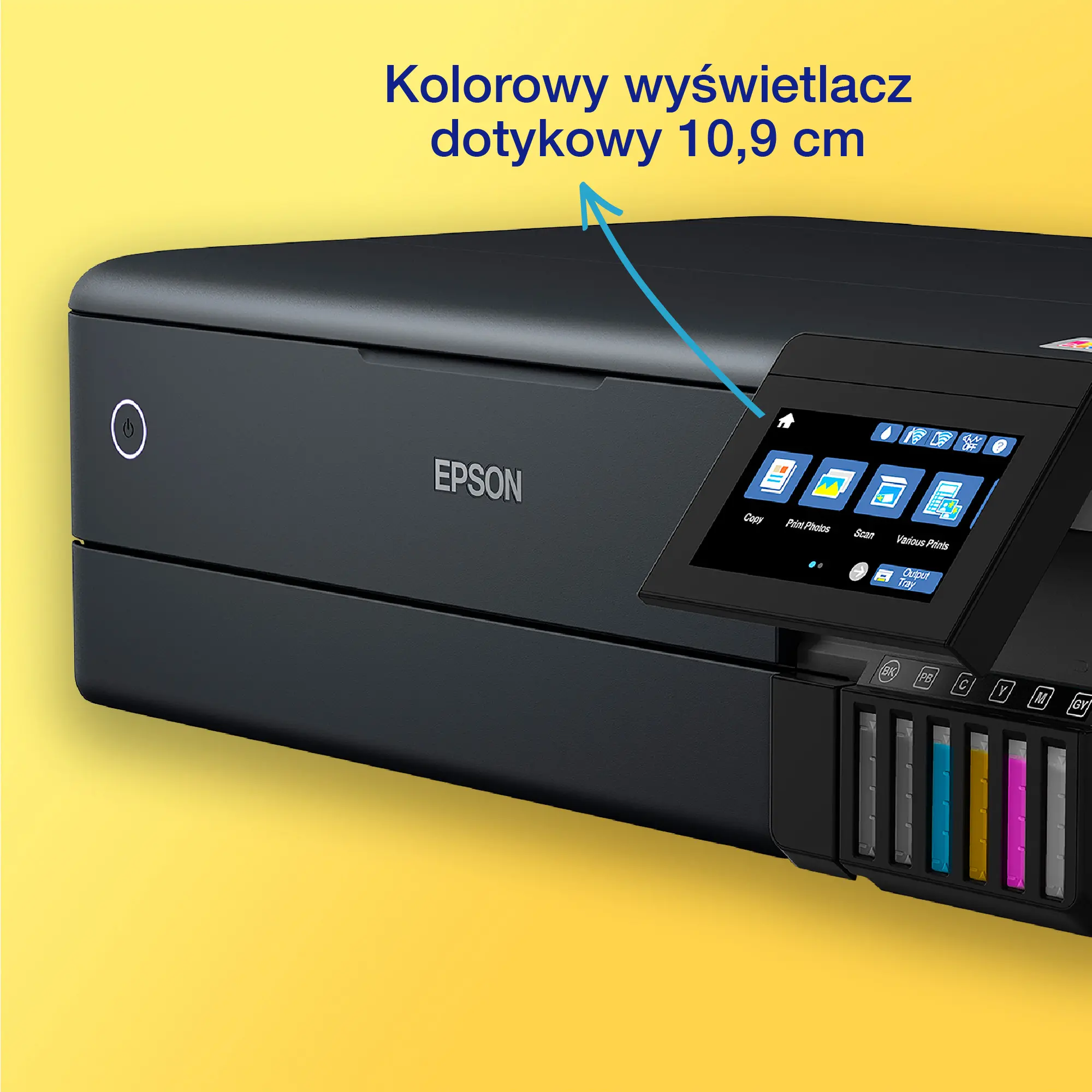 Urządzenie wielofunkcyjne Epson EcoTank L8180 Wi-Fi Czarny