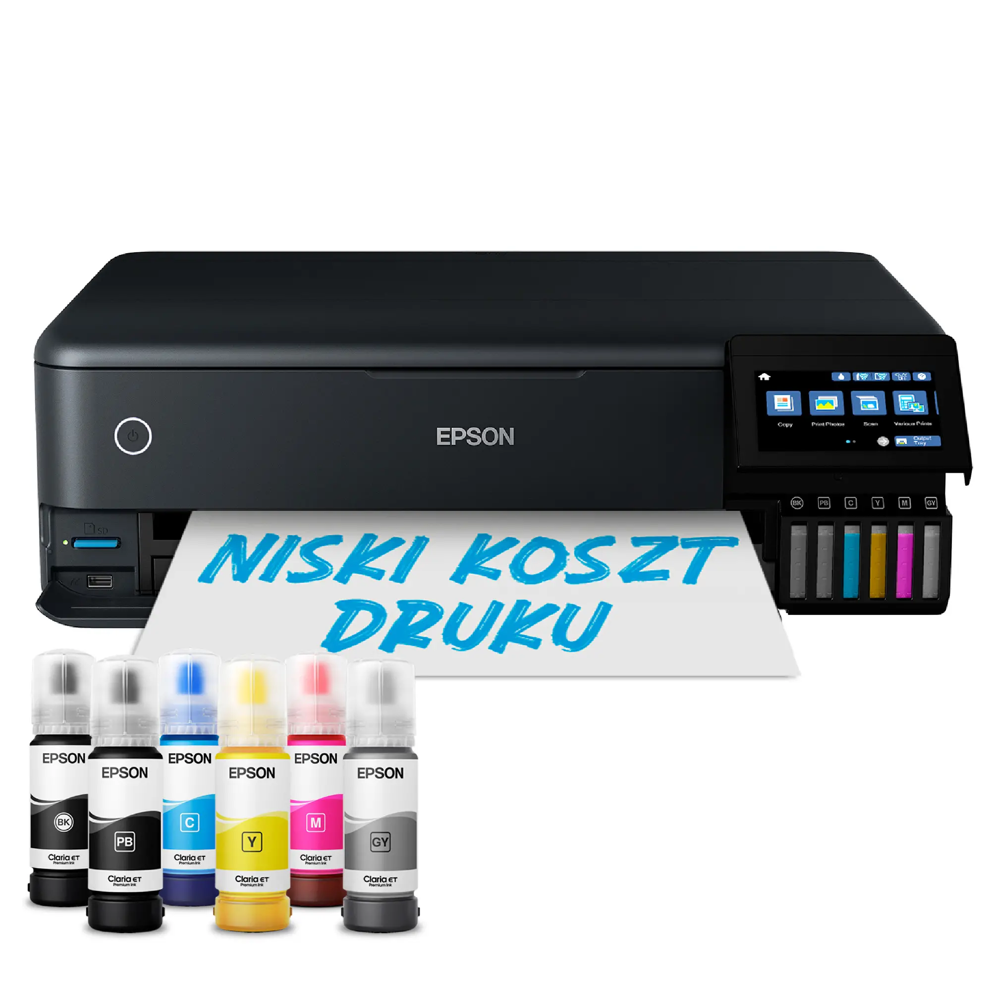 Urządzenie wielofunkcyjne Epson EcoTank L8180 Wi-Fi Czarny
