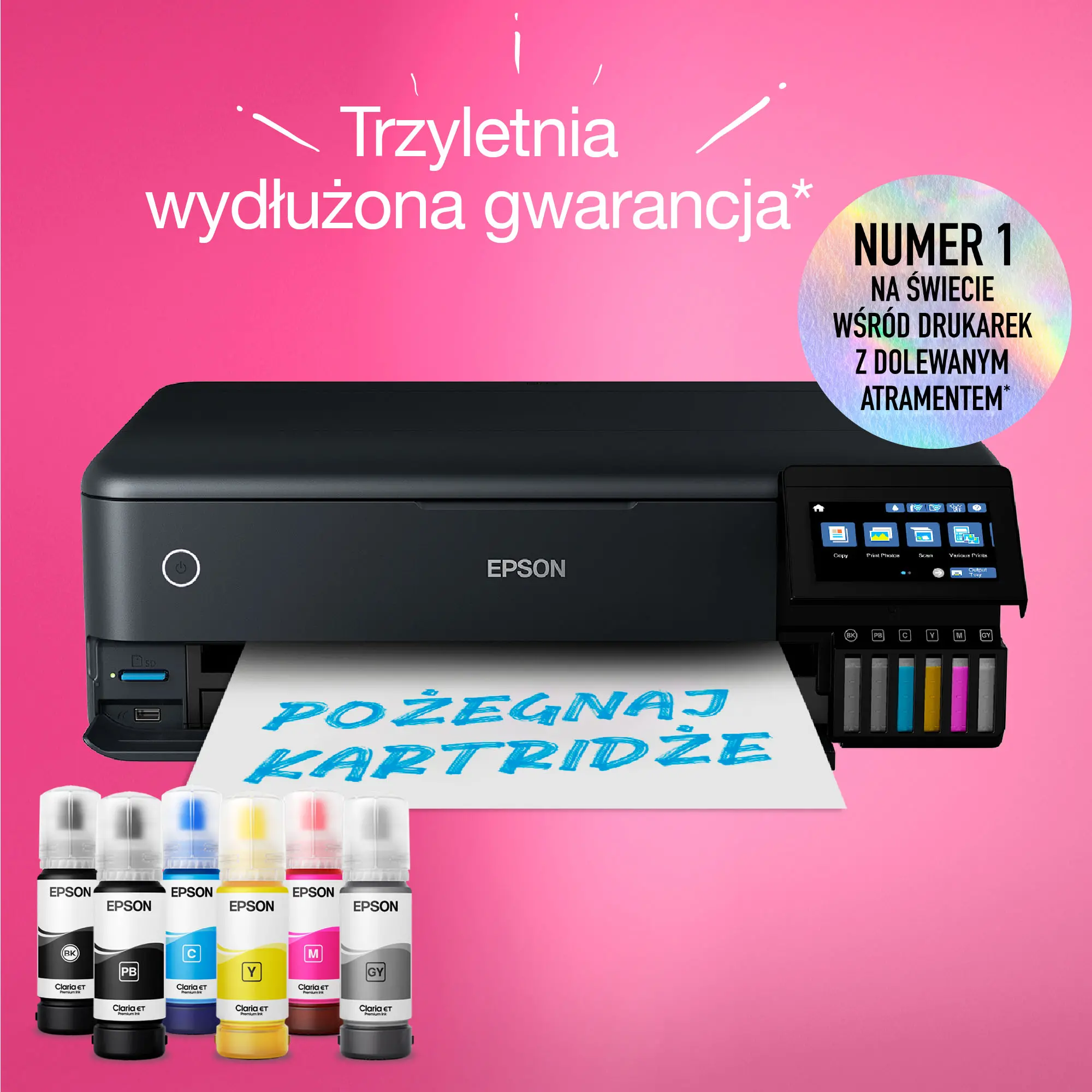 Urządzenie wielofunkcyjne Epson EcoTank L8180 Wi-Fi Czarny