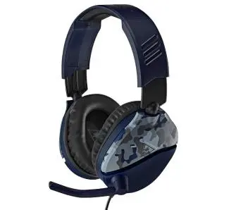 Słuchawki przewodowe z mikrofonem Turtle Beach Recon 70 Nauszne Niebieski