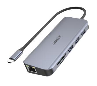 Stacja dokująca Unitek D1026B USB-C, 3x USB 3.1, HDMI, SD, VGA, RJ45, PD 100W