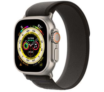 Smartwatch Apple Watch Ultra GPS - Cellular 49mm koperta tytanowa - opaska Trail rozmiar M/L czarno-szary