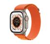 Smartwatch Apple Watch Ultra GPS - Cellular 49mm koperta tytanowa - opaska Alpine rozmiar S pomarańczowy