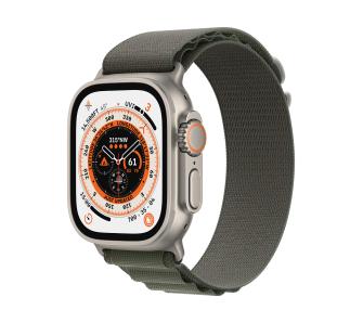 Smartwatch Apple Watch Ultra GPS - Cellular 49mm koperta tytanowa - opaska Alpine rozmiar S zielony