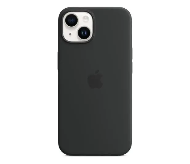 Etui Apple silikonowe z MagSafe do iPhone 14 Plus Północ