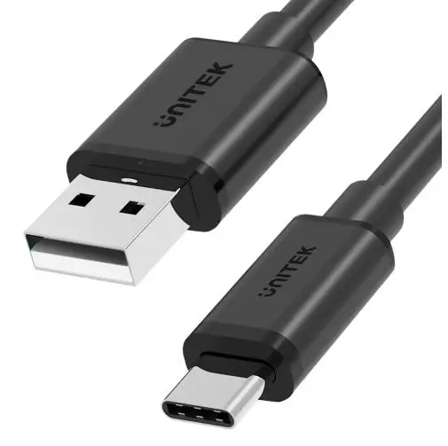 Kabel Unitek C14067BK USB-A do USB-C 1,5m Czarny