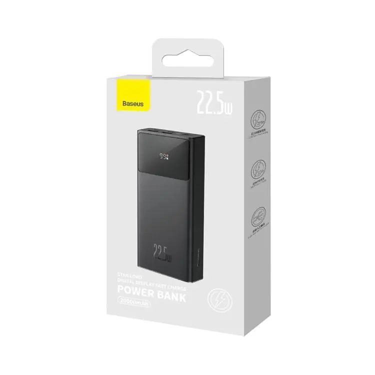 Powerbank Baseus PPXJ080101 Star-Lord 30000mAh 22,5W Czarny