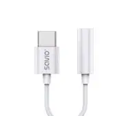 Savio AK-51  USB-C- jack 3,5mm Biały