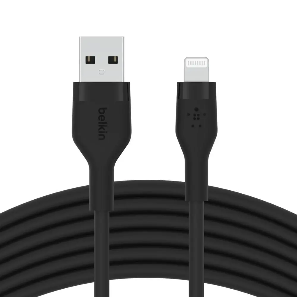 Kabel Belkin CAA008BT3MBK BoostCharge Flex USB-A do Lightning 3m Czarny