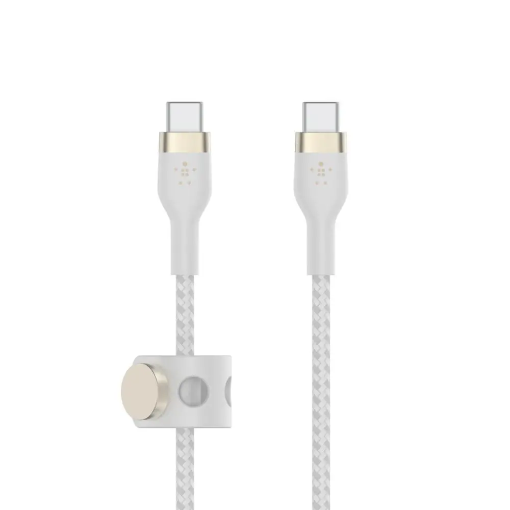 Kabel Belkin CAB011BT2MWH BoostCharge Pro Flex USB-C do USB-C 2m Biały