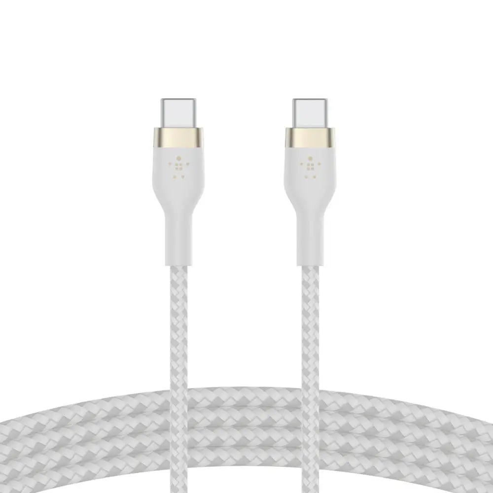 Kabel Belkin CAB011BT2MWH BoostCharge Pro Flex USB-C do USB-C 2m Biały