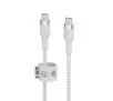 Kabel Belkin CAB011BT2MWH BoostCharge Pro Flex USB-C do USB-C 2m Biały