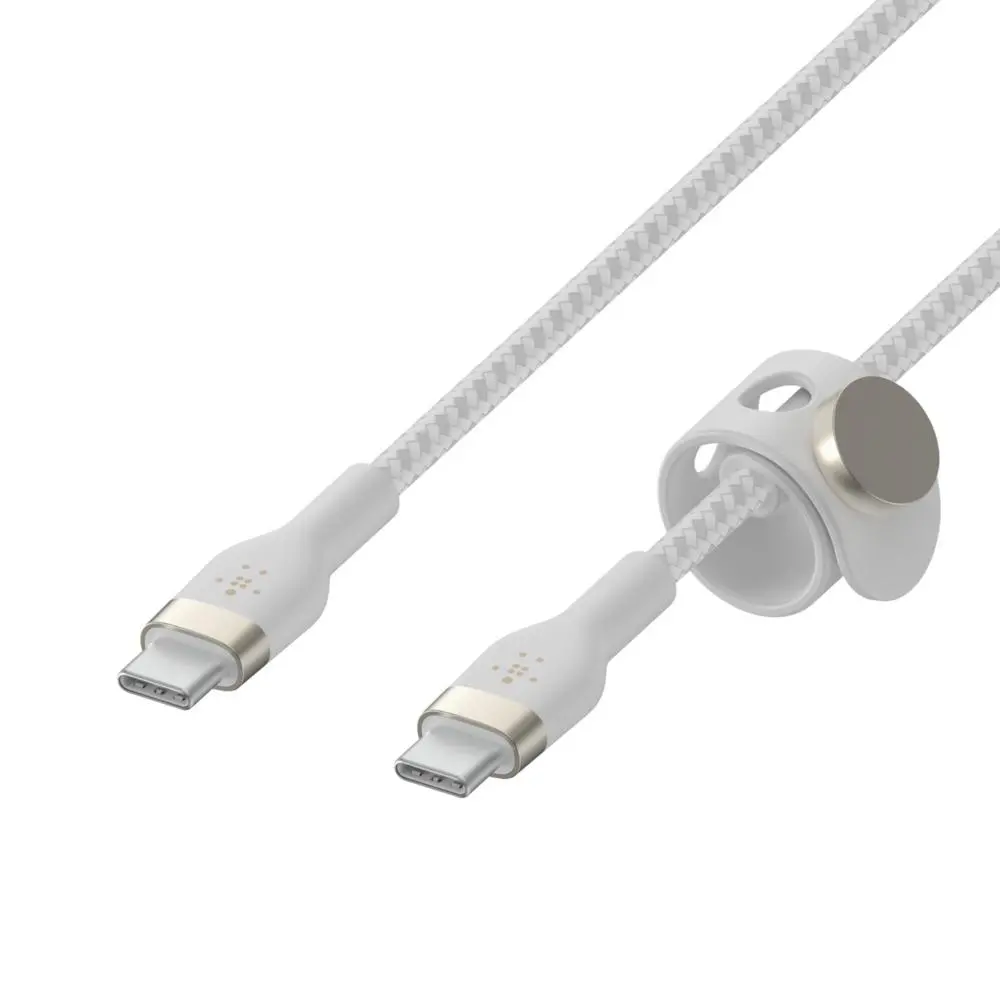 Kabel Belkin CAB011BT2MWH BoostCharge Pro Flex USB-C do USB-C 2m Biały