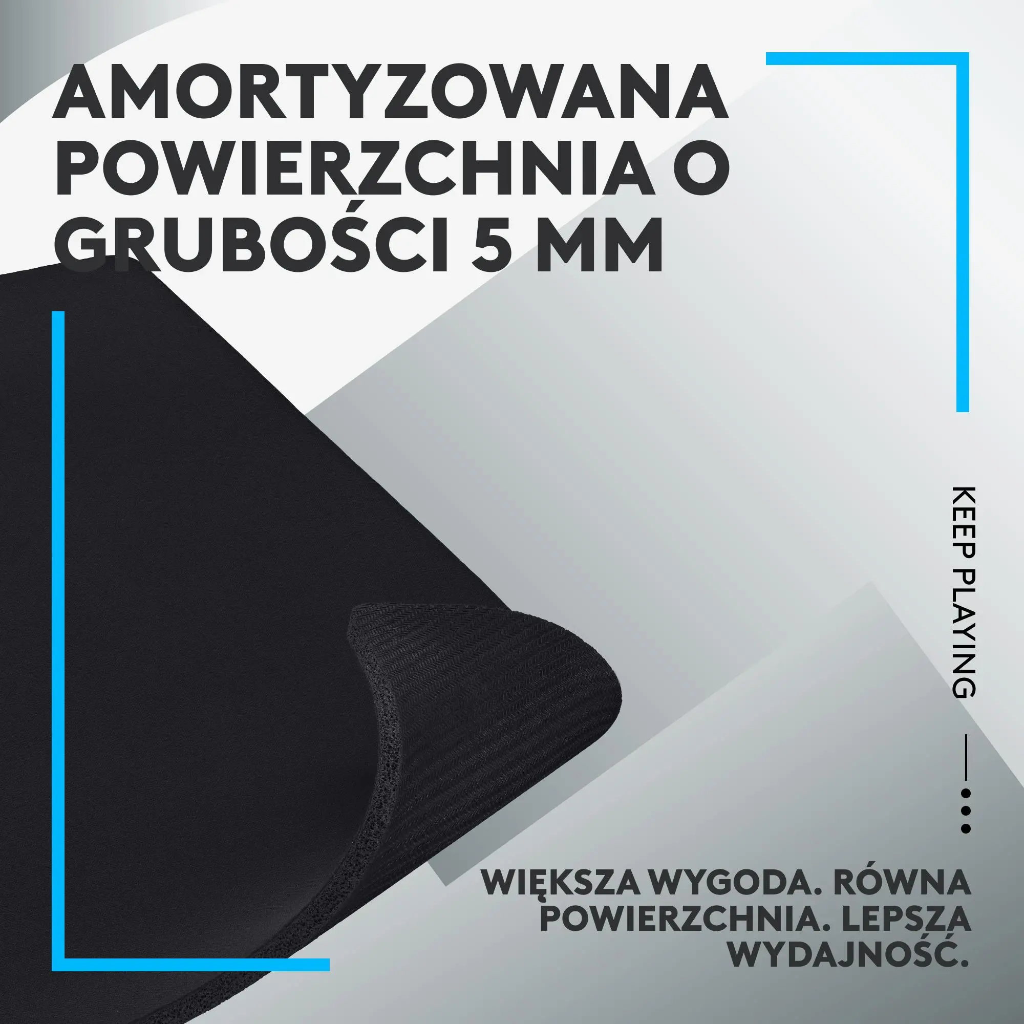 Podkładka Logitech G740 L Czarny