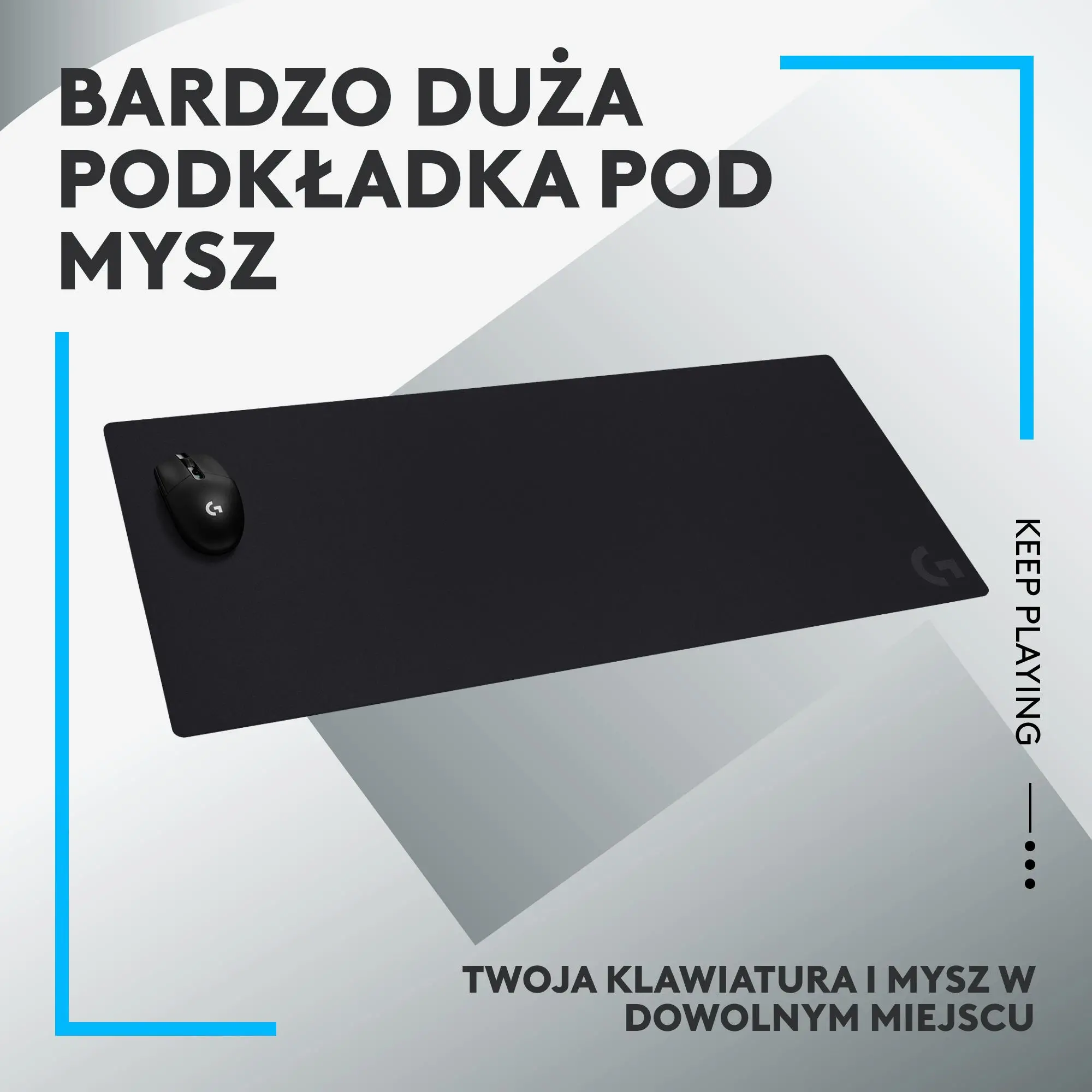 Podkładka Logitech G840 XL Czarny