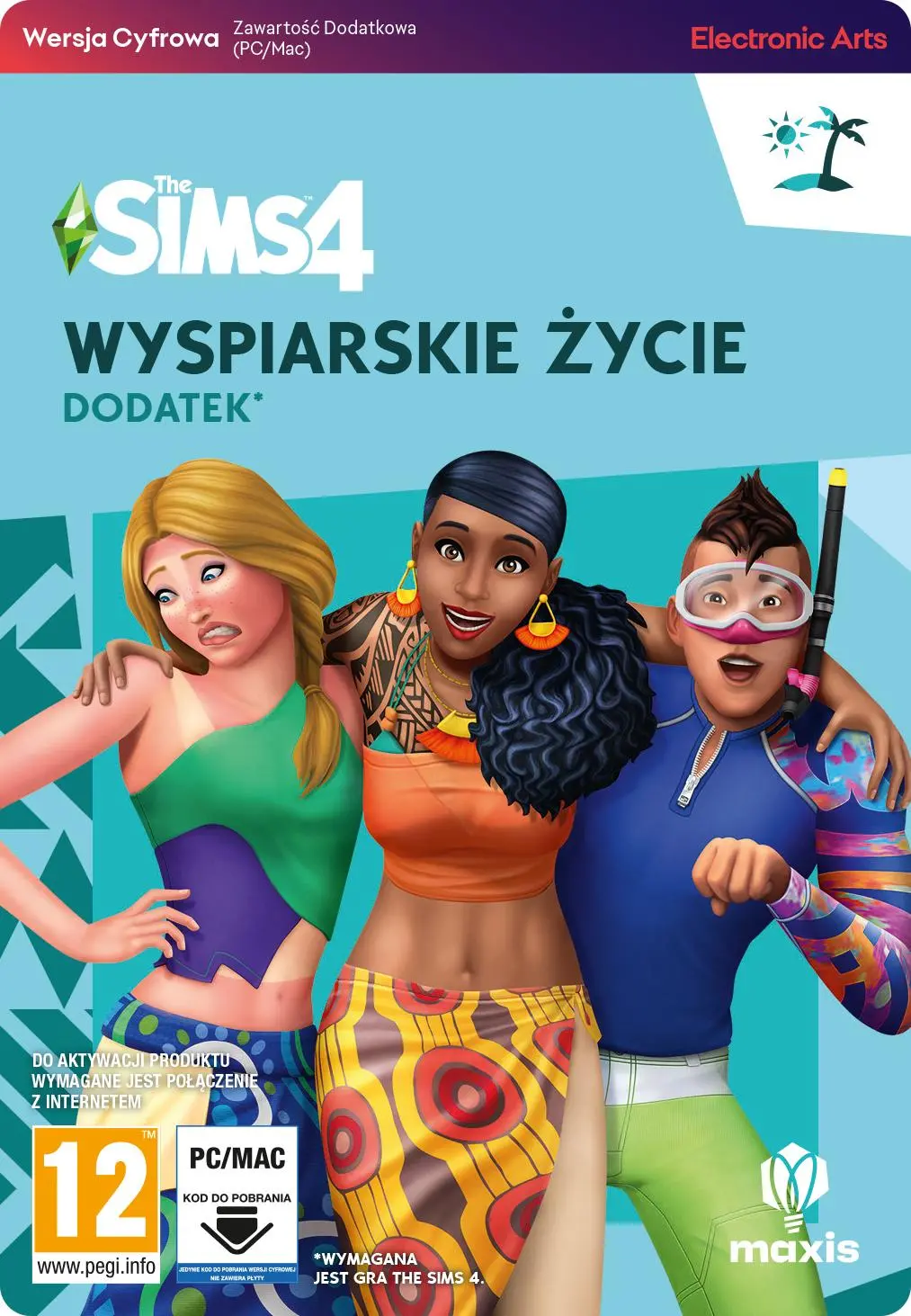 The Sims 4 Wyspiarskie Życie [kod aktywacyjny] PC