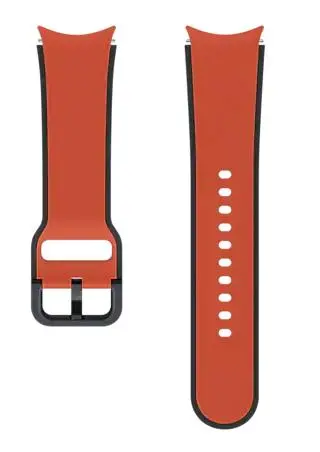 Pasek Samsung Two-tone Sport Band do Galaxy Watch 4/Watch 5 S/M Czerwony