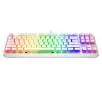 Klawiatura mechaniczna Endorfy Thock TKL Pudding Onyx White Blue Kailh Blue RGB Biały