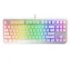 Klawiatura mechaniczna Endorfy Thock TKL Pudding Onyx White Blue Kailh Blue RGB Biały