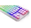 Klawiatura mechaniczna Endorfy Thock TKL Pudding Onyx White Blue Kailh Blue RGB Biały