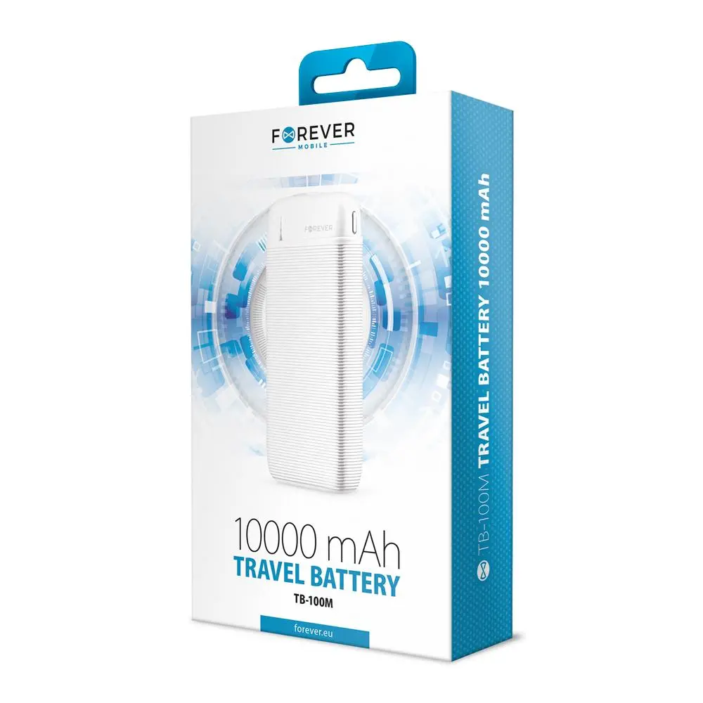Powerbank Forever TB-100M 10000mAh Biały