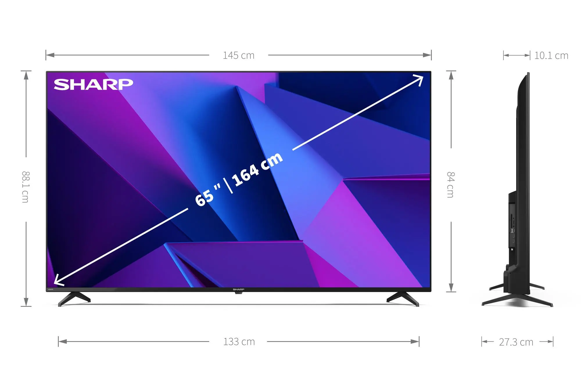 Telewizor Sharp 65FN2EA 65" LED 4K Android TV Dolby Vision DTS-X HDMI 2.1 DVB-T2