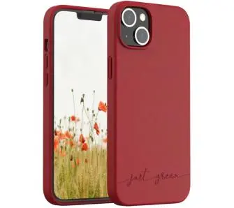 Etui Just Green 100% ECO do iPhone 14 Plus Czerwony