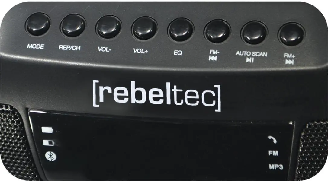 Głośnik Bluetooth Rebeltec SoundBOX 390 20W Radio FM Czarny
