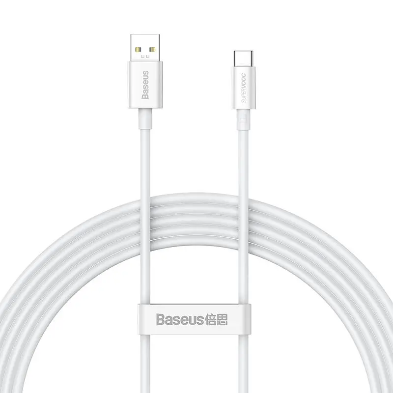 Kabel Baseus USB do USB-C Superior Series 65W 2m Biały