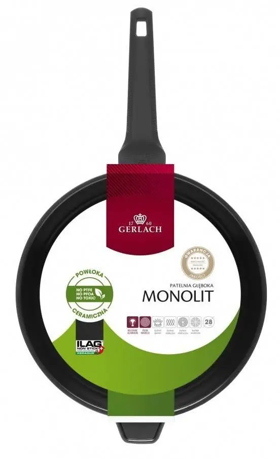 Patelnia Gerlach Monolit Indukcja Ilag Xeradur 2 28cm