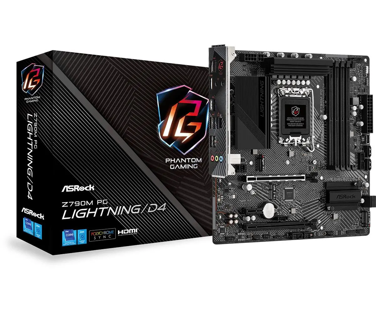 Płyta główna ASrock Z790M PG Lightning/D4 DDR4